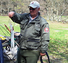 Bruno med to kortere hornfisk -