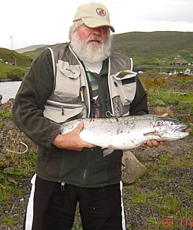 Kajs 5 kilos regnbue er vel en ganske pn fisk.