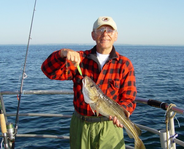 Fint jeg fik mit agn retur.