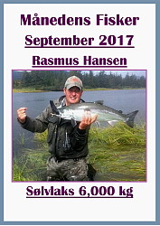 Rasmus med 6 kilo slvlaks fra Alaska...